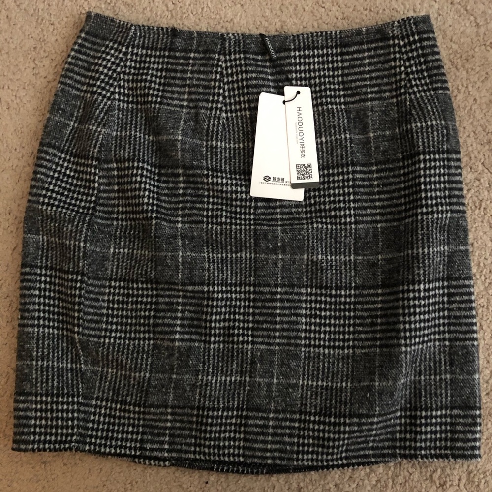 Plaid Mini Skirt